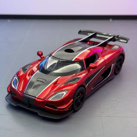 Koenigsegg 2014 One1 röd 1:32 – pressgjuten visningsmodell