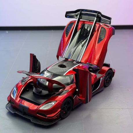 Koenigsegg 2014 One1 röd 1:32 – pressgjuten visningsmodell