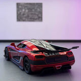 Koenigsegg 2014 One1 röd 1:32 – pressgjuten visningsmodell
