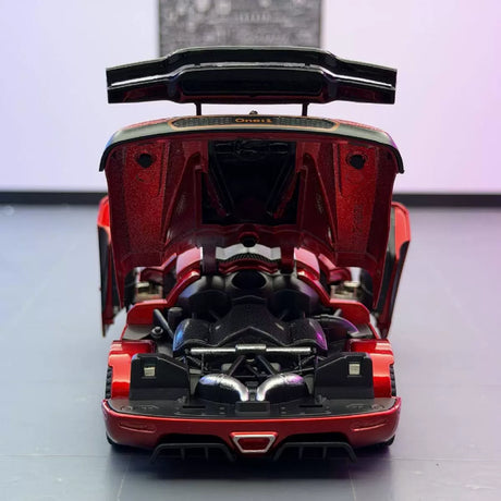 Koenigsegg 2014 One1 röd 1:32 – pressgjuten visningsmodell