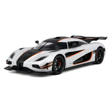 Koenigsegg 2014 One1 zilver 1:24 – diecast displaymodel