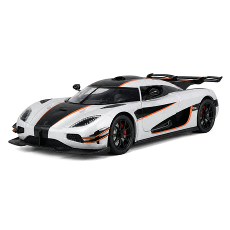Koenigsegg 2014 One1 zilver 1:24 – diecast displaymodel