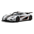 Koenigsegg 2014 One1 silver 1:32 – pressgjuten visningsmodell