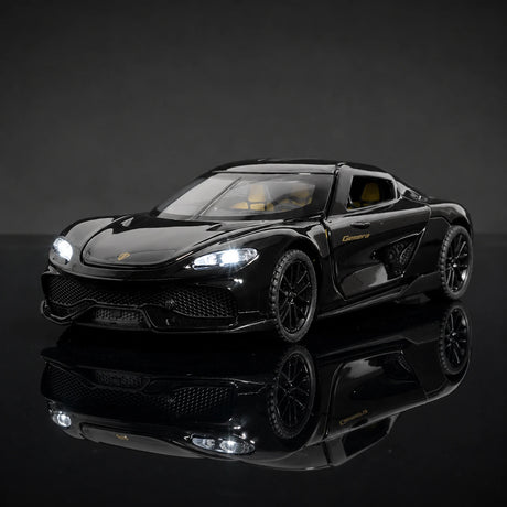 Koenigsegg 2020 Gemera svart 1:32 – pressgjuten visningsmodell