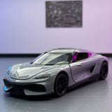 Koenigsegg 2020 Gemera grå 1:32 – pressgjuten visningsmodell