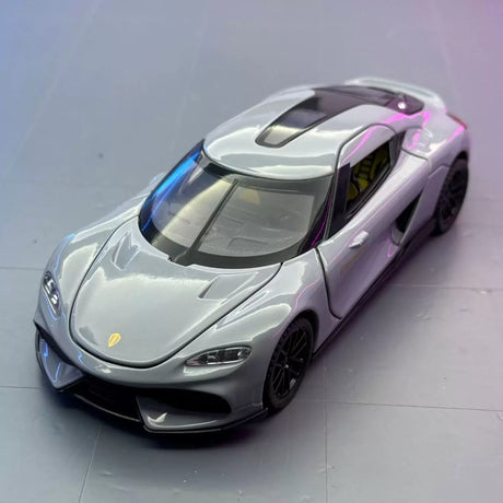 Koenigsegg 2020 Gemera grå 1:32 – pressgjuten visningsmodell