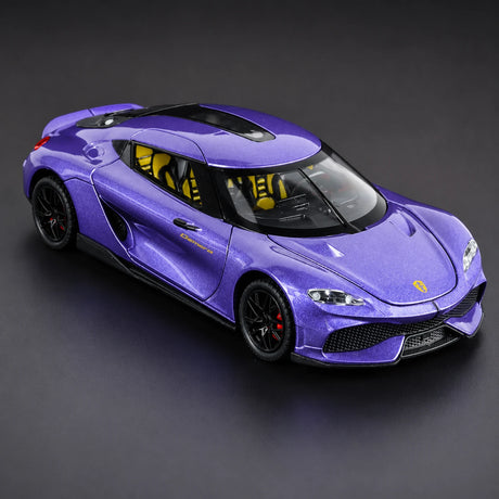 Koenigsegg 2020 Gemera paars 1:24 – diecast displaymodel