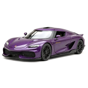 Koenigsegg 2020 Gemera lila 1:32 – pressgjuten visningsmodell