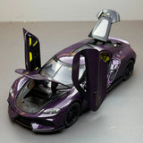 Koenigsegg 2020 Gemera lila 1:32 – pressgjuten visningsmodell