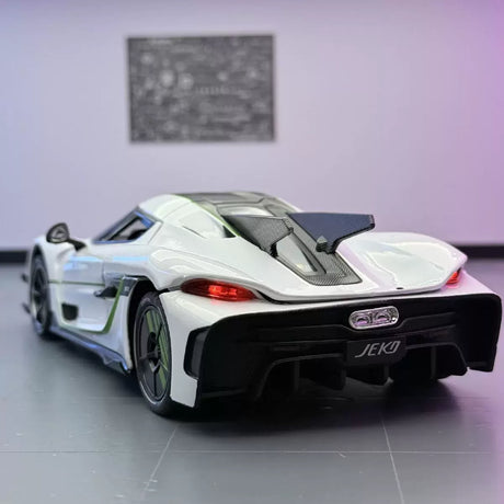 Koenigsegg 2020 Jesko Absolut wit 1:24 – diecast displaymodel