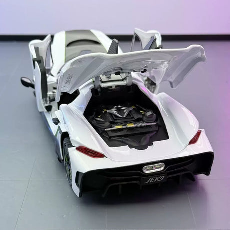 Koenigsegg 2020 Jesko Absolut wit 1:24 – diecast displaymodel