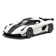 Koenigsegg 2020 Jesko Absolut vit 1:32 – pressgjuten visningsmodell