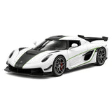 Koenigsegg 2020 Jesko Absolut vit 1:32 – pressgjuten visningsmodell