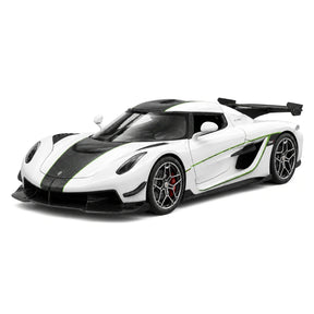 Koenigsegg 2020 Jesko Absolut vit 1:32 – pressgjuten visningsmodell