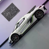 Koenigsegg 2020 Jesko Absolut vit 1:32 – pressgjuten visningsmodell