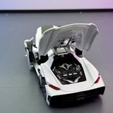 Koenigsegg 2020 Jesko Absolut vit 1:32 – pressgjuten visningsmodell