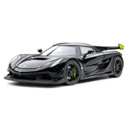 Koenigsegg 2021 Jesko Attack svart 1:32 – modellbil i gjuten metall för display