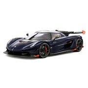 Koenigsegg 2021 Jesko Attack blauw 1:24 – modelauto van gegoten metaal voor display
