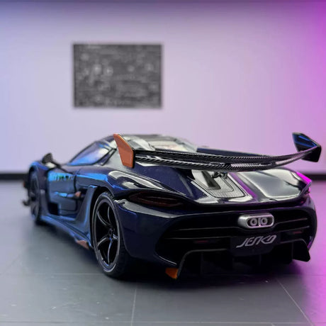 Koenigsegg 2021 Jesko Attack blauw 1:24 – diecast displaymodel