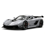 Koenigsegg 2021 Jesko Attack grijs 1:24 – modelauto van gegoten metaal voor display