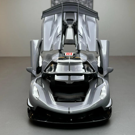 Koenigsegg 2021 Jesko Attack grijs 1:24 – diecast displaymodel