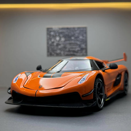 Koenigsegg 2021 Jesko Attack oranje 1:24 – diecast displaymodel