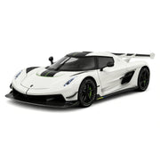 Koenigsegg 2021 Jesko Attack wit 1:24 – modelauto van gegoten metaal voor display