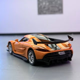 Koenigsegg 2021 Jesko Attack gul 1:32 – pressgjuten visningsmodell