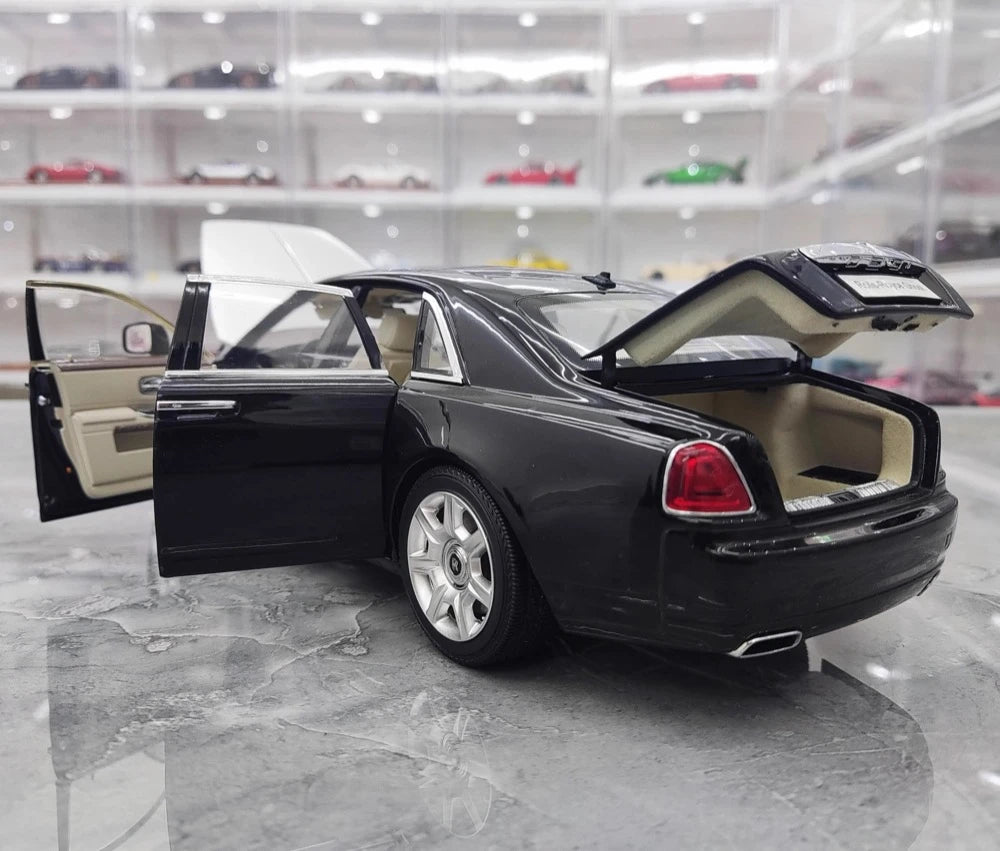 [Kyosho] 1:18 Rolls-Royce 2009 Ghost Black Model Car Die-Cast