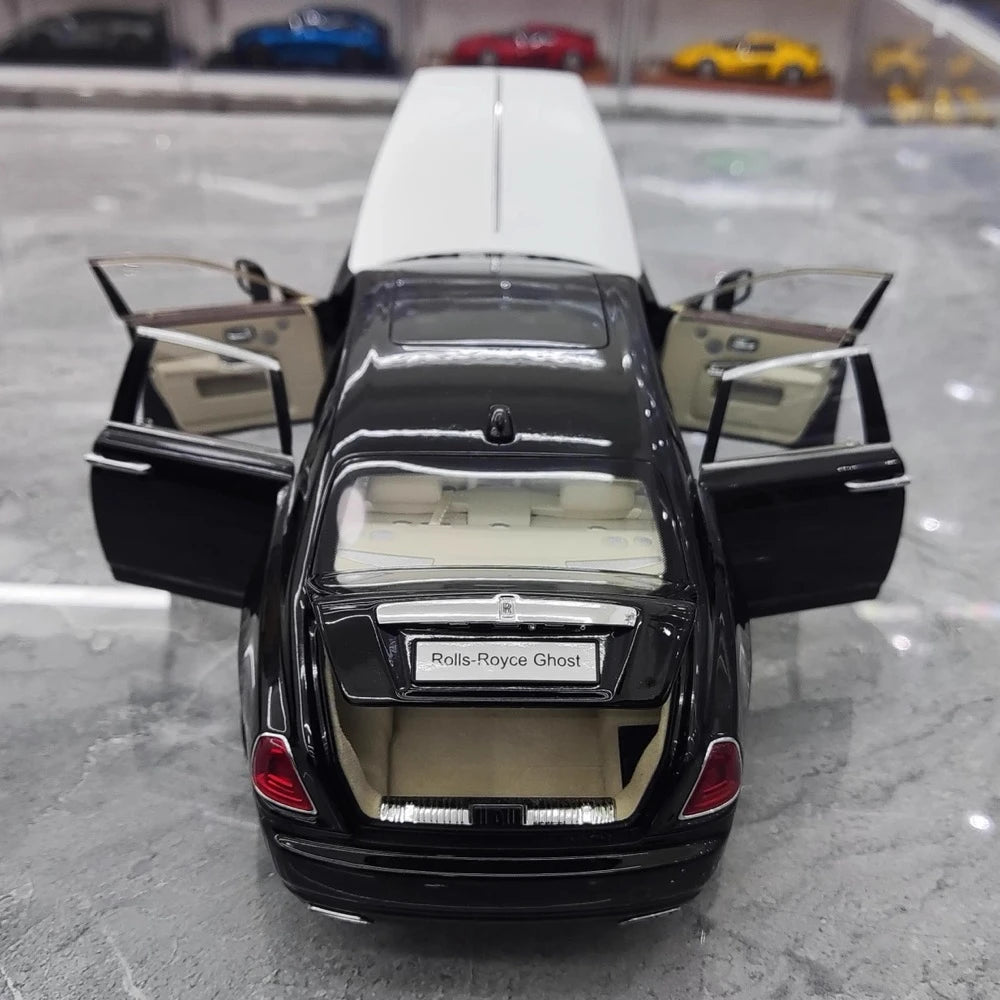 [Kyosho] 1:18 Rolls-Royce 2009 Ghost Black Model Car Die-Cast