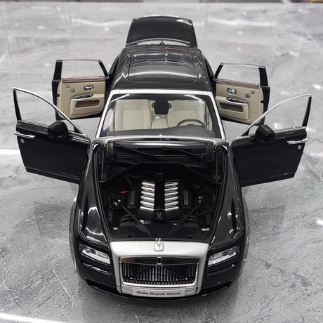 [Kyosho] 1:18 Rolls-Royce 2009 Ghost Black Model Car Die-Cast