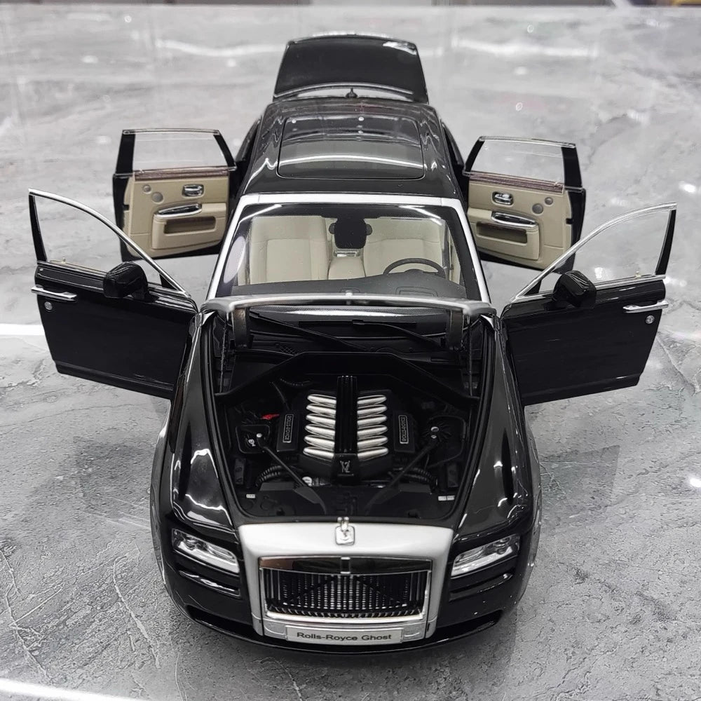 [Kyosho] 1:18 Rolls-Royce 2009 Ghost Black Model Car Die-Cast