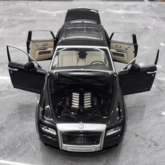 [Kyosho] 1:18 Rolls-Royce 2009 Ghost Black Model Car Die-Cast
