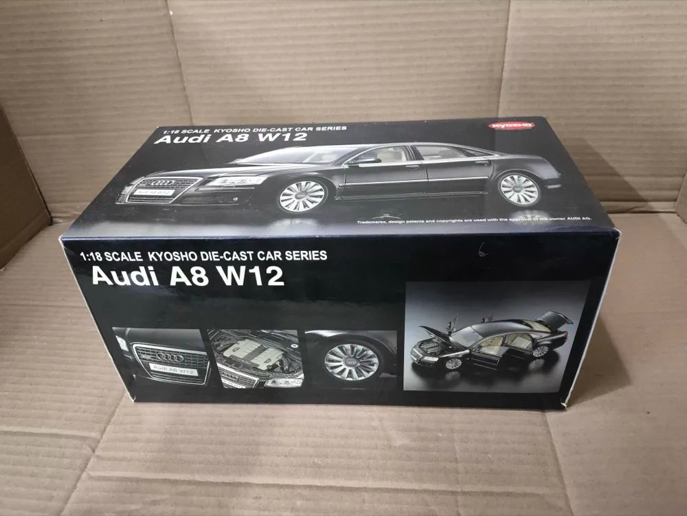 [Kyosho] 1:18 Audi 2006 A8 W12 D3 Blue Model Car Die-Cast