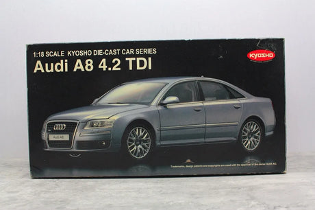 [Kyosho] 1:18 Audi 2007 A8 4.2 TDI D3 Blue Model Car Die-Cast