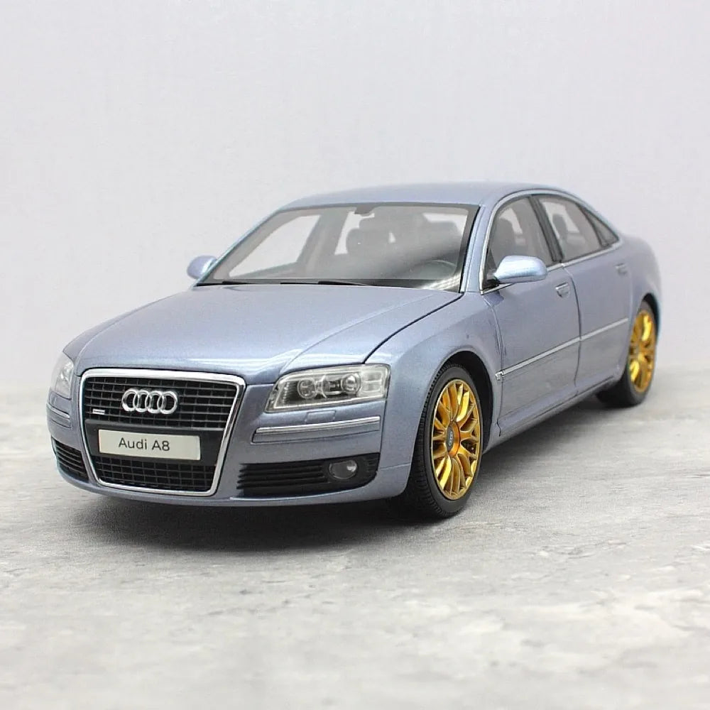 [Kyosho] 1:18 Audi 2007 A8 4.2 TDI D3 blu modellino di auto Die-Cast