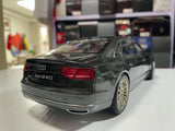 [Kyosho] 1:18 Audi 2010 A8 W12 D4 Black Model Car Die-Cast