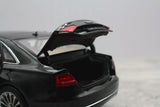 [Kyosho] 1:18 Audi 2010 A8L W12 D4 Black Model Car Die-Cast
