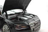 [Kyosho] 1:18 Audi 2010 A8L W12 D4 Black Model Car Die-Cast