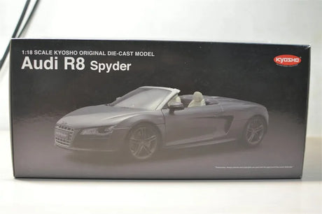 [Kyosho] 1:18 Audi 2010 R8 Spyder Gray Model Car Die-Cast