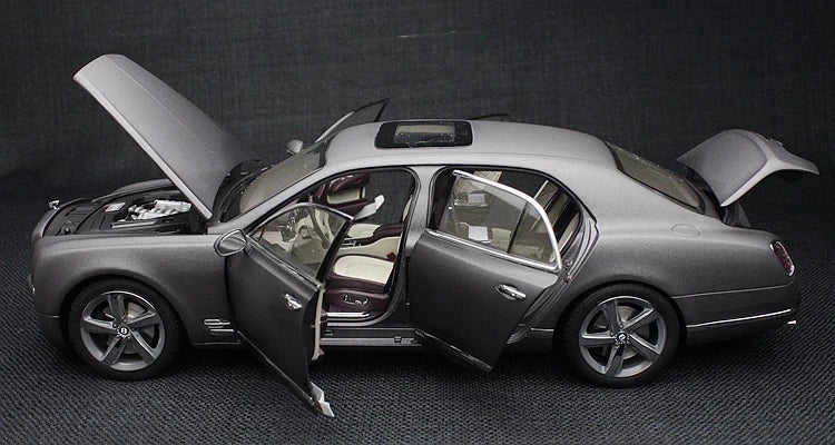 [Kyosho] 1:18 Bentley 2010 Mulsanne Gray Model Car Die-Cast