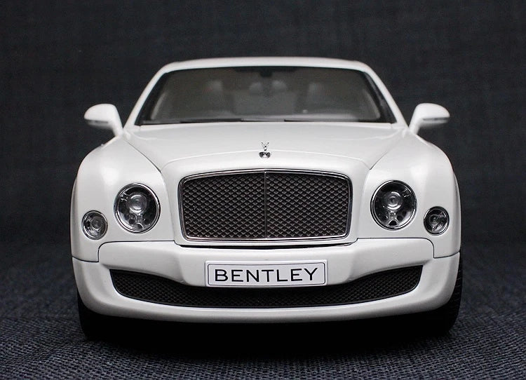[Kyosho] 1:18 Bentley 2010 Mulsanne White Model Car Die-Cast