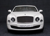 [Kyosho] 1:18 Bentley 2010 Mulsanne White Model Car Die-Cast