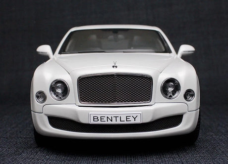 [Kyosho] 1:18 Bentley 2010 Mulsanne White Model Car Die-Cast