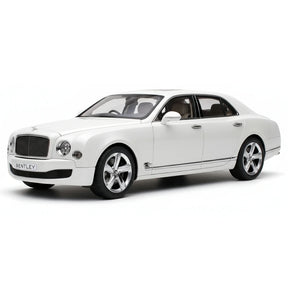 [Kyosho] 1:18 Bentley 2010 Mulsanne White Model Car Die-Cast