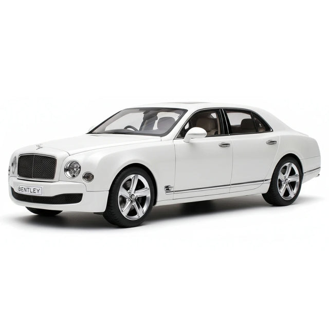 [Kyosho] 1:18 Bentley 2010 Mulsanne White Model Car Die-Cast