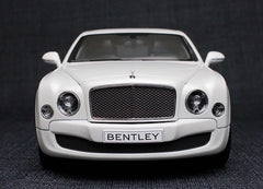 [Kyosho] 1:18 Bentley 2010 Mulsanne White Model Car Die-Cast