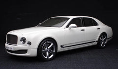 [Kyosho] 1:18 Bentley 2010 Mulsanne White Model Car Die-Cast