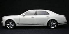 [Kyosho] 1:18 Bentley 2010 Mulsanne White Model Car Die-Cast