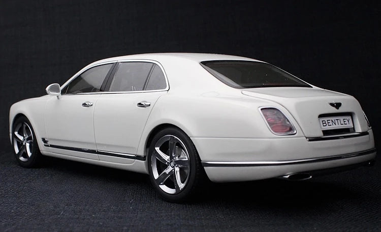 [Kyosho] 1:18 Bentley 2010 Mulsanne White Model Car Die-Cast